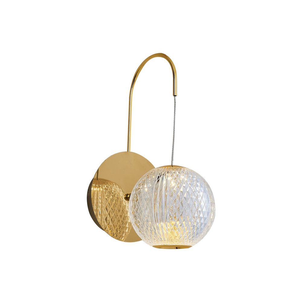 L1388 - Žuta Zidna Lampa slika 2