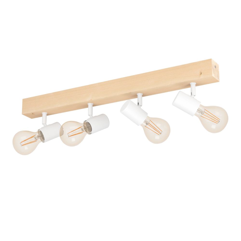Eglo reflektor townshend 3 e27 4x60w smeđe, bijelo š:50mm slika 2