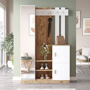 Hanah Home DD7 - AW Atlantic Pine White Hall Stand