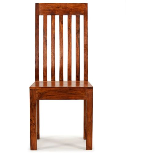 Blagovaonske stolice od masivnog drva i šišama 6 kom moderne slika 51
