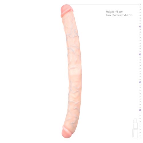 Dvojni dildo 50 cm, kožni slika 6