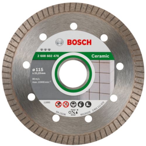 Bosch Dijamantna rezna ploča Best for Ceramic Extraclean Turbo slika 1