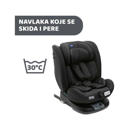 Chicco A-S Unico Evo I-Size (40-150Cm), Black slika 3