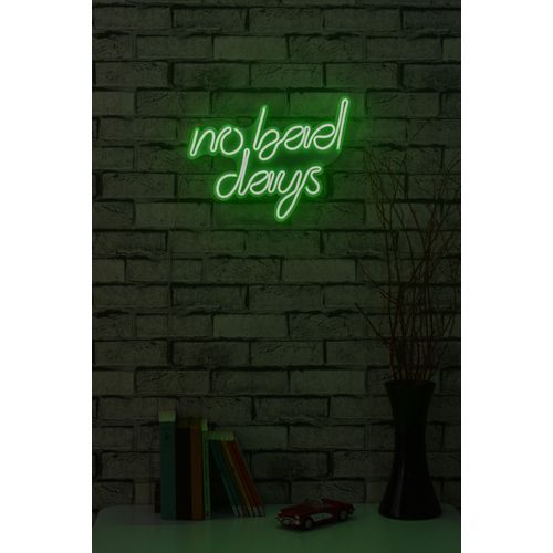 Wallity Ukrasna plastična LED rasvjeta, No Bad Days - Green slika 11