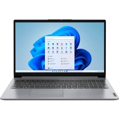 Lenovo 82R400CURM IdeaPad 1 15ALC7 (Cloud Grey) 6-Core Ryzen 5 5500U 2.1-4.0GHz/11MB 16GB DDR4 512GB-SSD-M.2-NVMe 15.6" FHD (1920x1080) IPS AG 720p Radeon-Graphics WiFi-AC HDMI  SD-card BT5.1 TPM2.0 UK-Keyboard NumPad 38Wh 1.65kg DOS slika 1