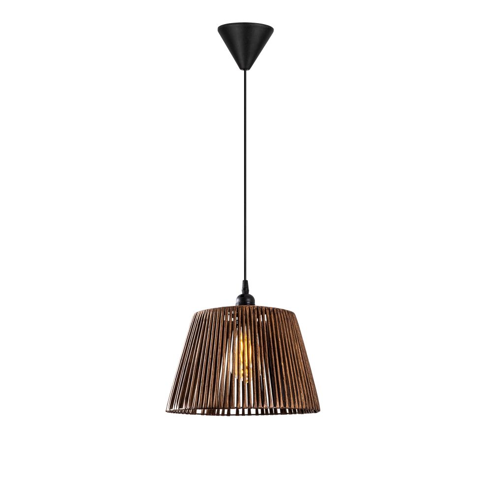 Luster 'Cone - Antiquation' sa Dizajnom Starinskog Bambusa slika 4