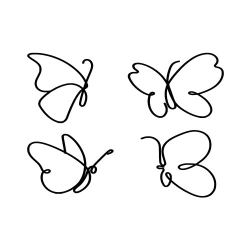 Wallity Metalna zidna dekoracija Butterflies slika 3