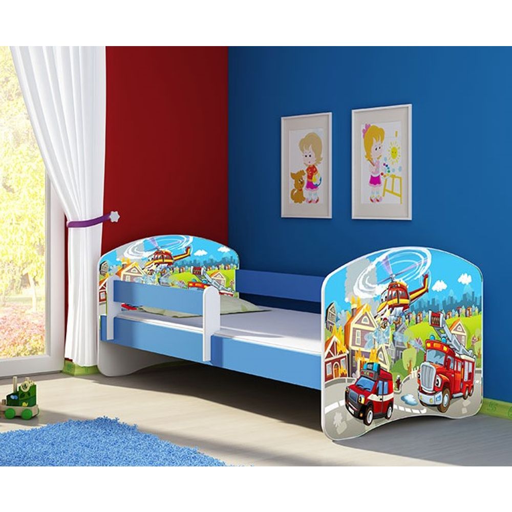 ACMA Dječiji krevet Acma II Blue - 180x80cm - Dezen 36 slika 1