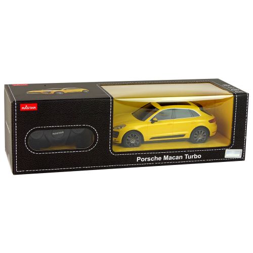 Rastar Porsche Macan Turbo 1:24 žuti slika 6