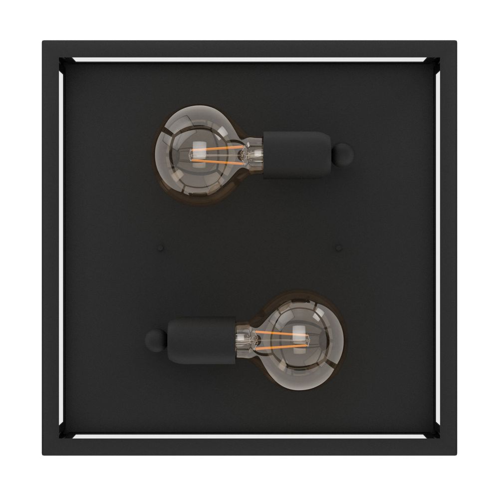 Eglo stropna lampa 'Charterhouse' - crna/staklo slika 6
