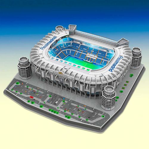 Real Madrid Santiago Bernabeu stadium 3D puzzle led slika 3