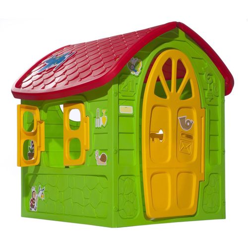 Kućica za igru, 120x113x111 cm, zeleno-žuta slika 1