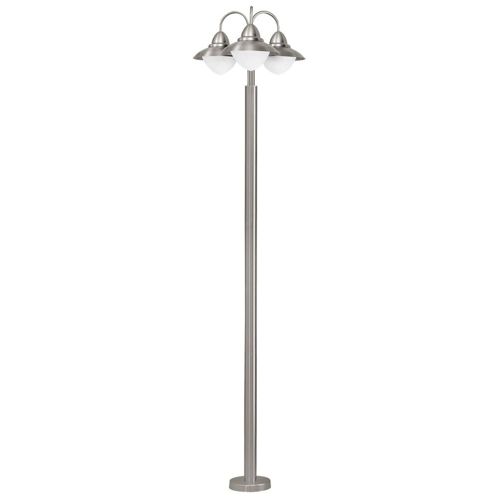 Eglo Sidney Vanjska Stojna Lampa - 3 E27, Visina 220 cm, Nehrđajući Čelik slika 1