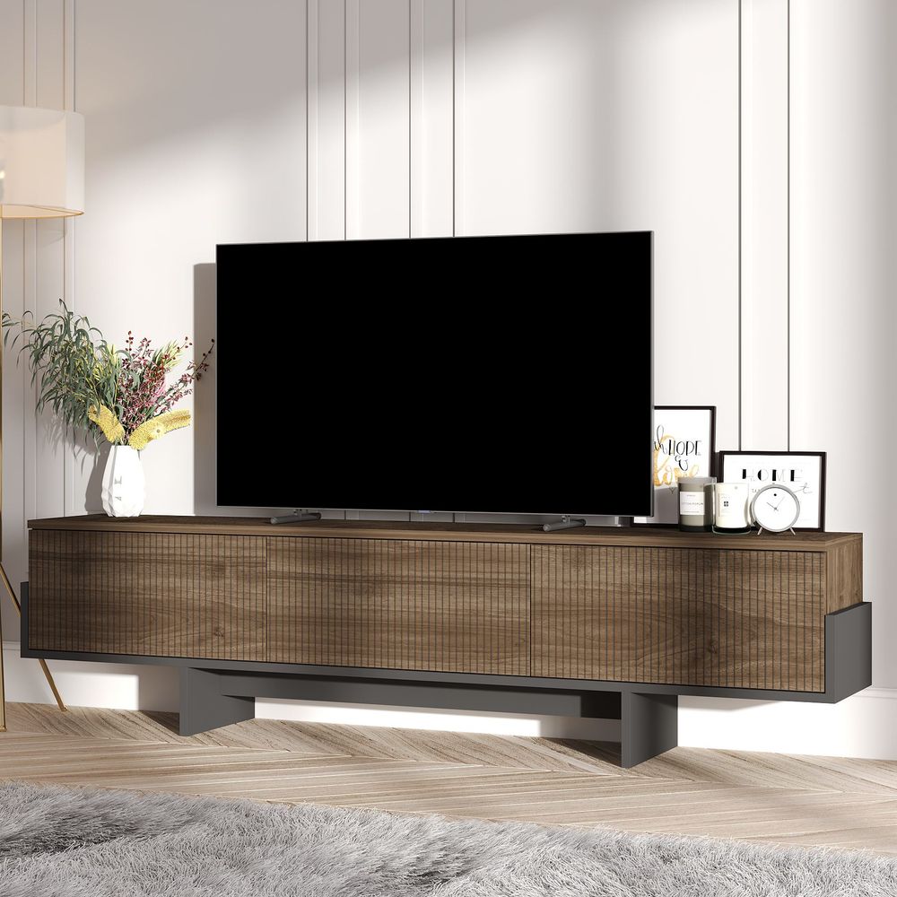 TV stalak Hege, boje orah i crna slika 2