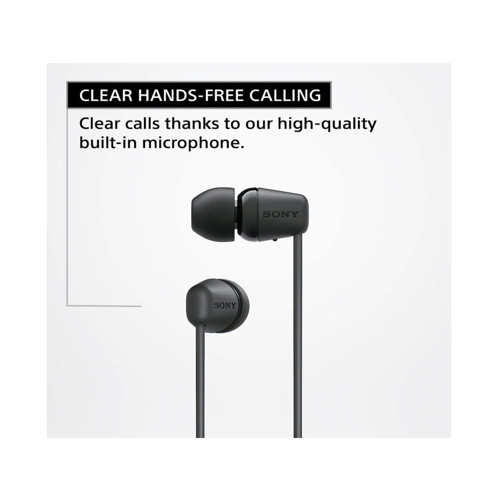 Sony slusalice WIC100, crnein-Ear; Bluetooth; sa mikrofon slika 2