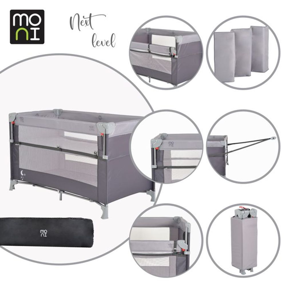 Moni Vikend krevetac Next Level, Grey - 2 Nivoa slika 7