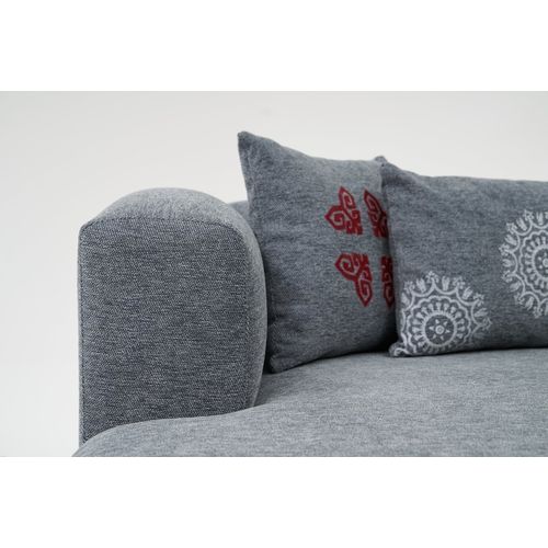 Atelier Del Sofa Kutna garnitura, Linden Left - Grey slika 6