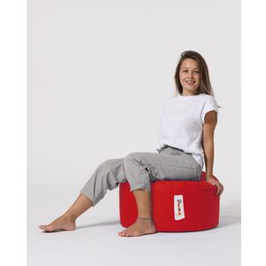 Okružni Pouf - Crveni Vrt Pouffe