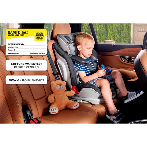 Kinderkraft autosjedalica OneTo3 9-36 kg isofix rocket siva slika 33