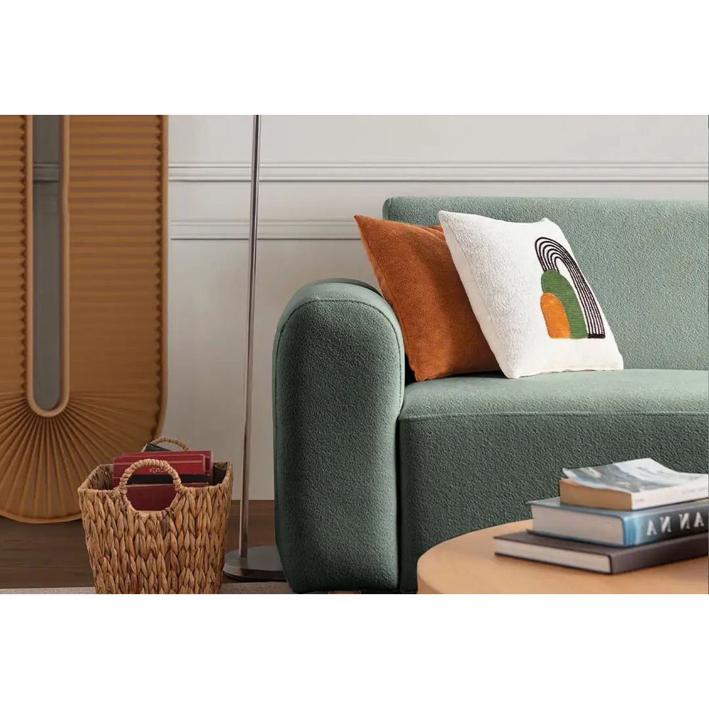 Ugaona Sofa S-Loft Right - boja: morska zelena slika 8