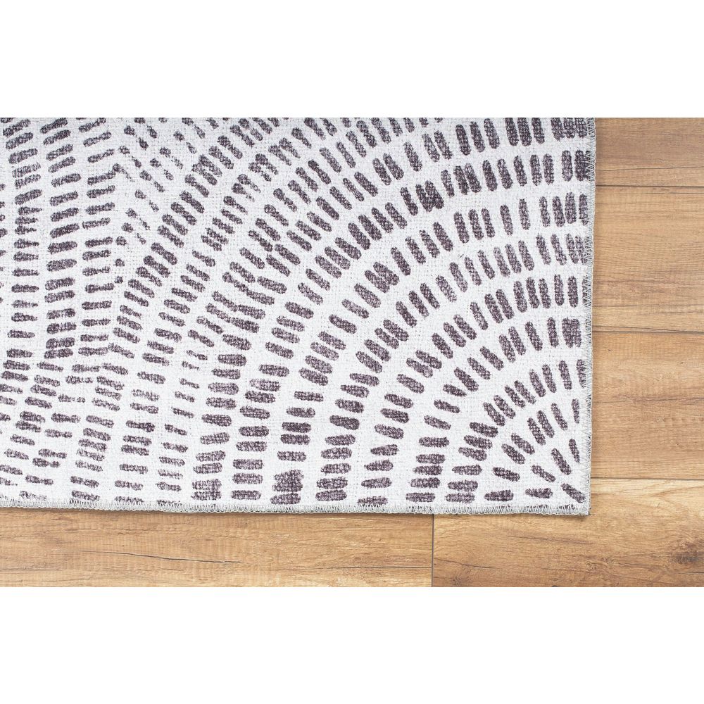 Šareni Čenil Tepih Ada Gönül - Bijeli AL 376 (140 x 190 cm) slika 3