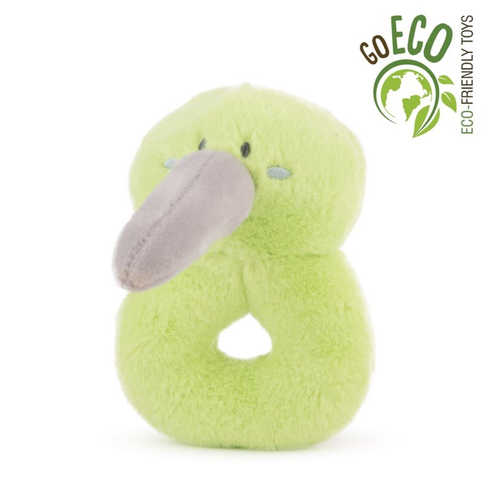 AMEK Plišana ECO Zvečka Kiwi 0m+ slika 1