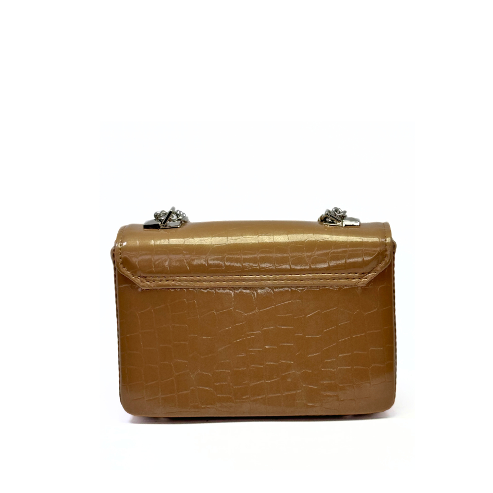 ILEA Ženska torba Nina 22x16cm, Vizon Lak/Kroko slika 3
