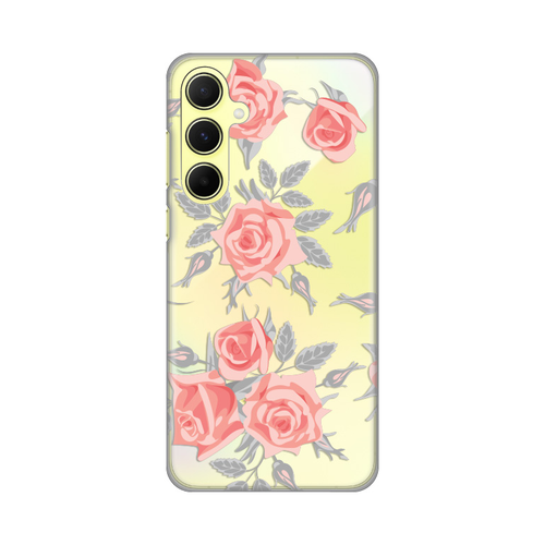 Torbica Silikonska Print Skin za Samsung A556B Galaxy A55 5G Elegant Roses slika 1