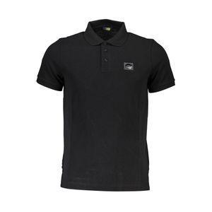 CAVALLI CLASS POLO SHORT SLEEVE MAN BLACK