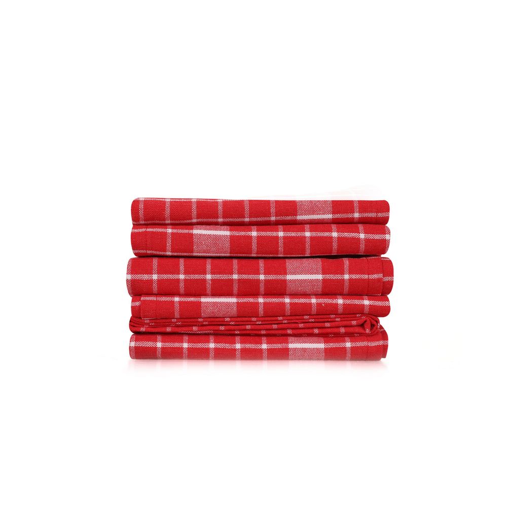 Küp - Set bijelih peškira za pranje Red Red (10 komada) slika 3