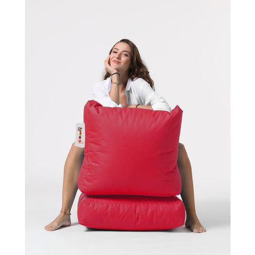 Atelier Del Sofa Vreća za sjedenje, Siesta Sofa Bed Pouf - Red slika 9