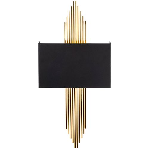 Opviq Zidna lampa VINT crno zlatno, metal, 35 x 10 x 22 cm, ukupna dimenzija 75 x 10 x 22 cm, E27 40 W, 612 - A slika 1