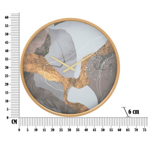 Mauro Ferretti Zidni sat art grey cm ø 60x6 slika 6