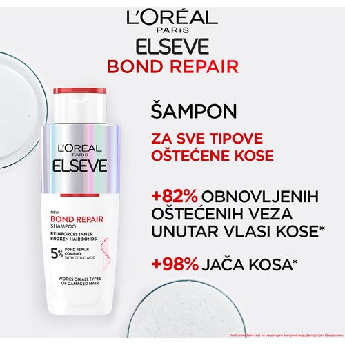 L'Oreal Paris Elseve Bond Repair šampon za kosu ​200ml slika 2