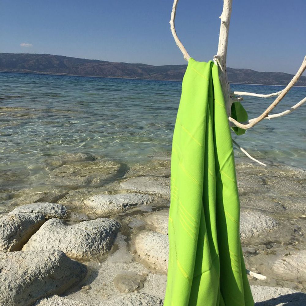 Sultan - Zelena Fouta Peškira za Plažu slika 2