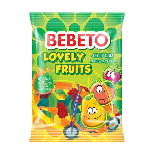 Bebeto gumeni bomboni  Lovely Fruits 80g slika 1