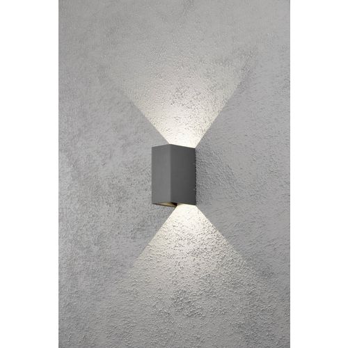 Konstsmide Cremona 7940-370 LED vanjsko zidno svjetlo Energetska učinkovitost 2021: F (A - G) LED LED fiksno ugrađena 6 W antracitna boja slika 6