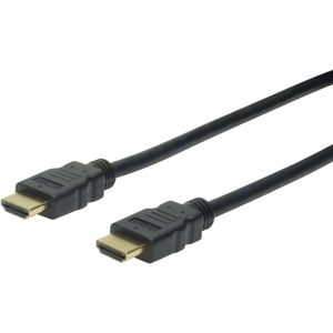 Digitus HDMI priključni kabel HDMI A utikač, HDMI A utikač 1.00 m crna AK-330107-010-S audio povratni kanal (arc), pozlaćeni kontakti, Ultra HD (4K) HDMI HDMI kabel