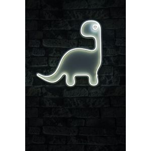 Wallity Ukrasna plastična LED rasvjeta, Dino the Dinosaur - White