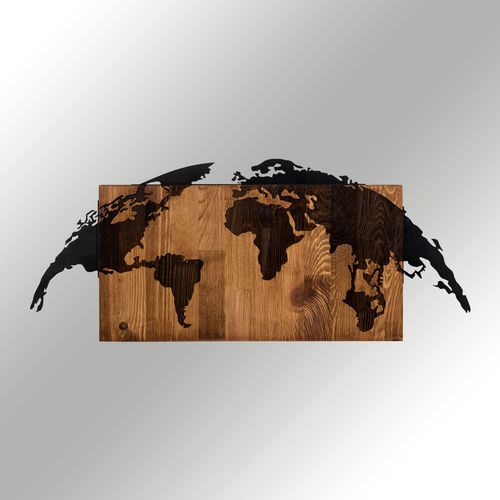 Wallity Zidna dekoracija drvena, World Map slika 6