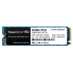 TeamGroup * M.2 2280 1TB MP34 SSD PCIe Gen3 x4, NVM Express, 3400/2900MB/s TM8FP4001T0C101 (7499)