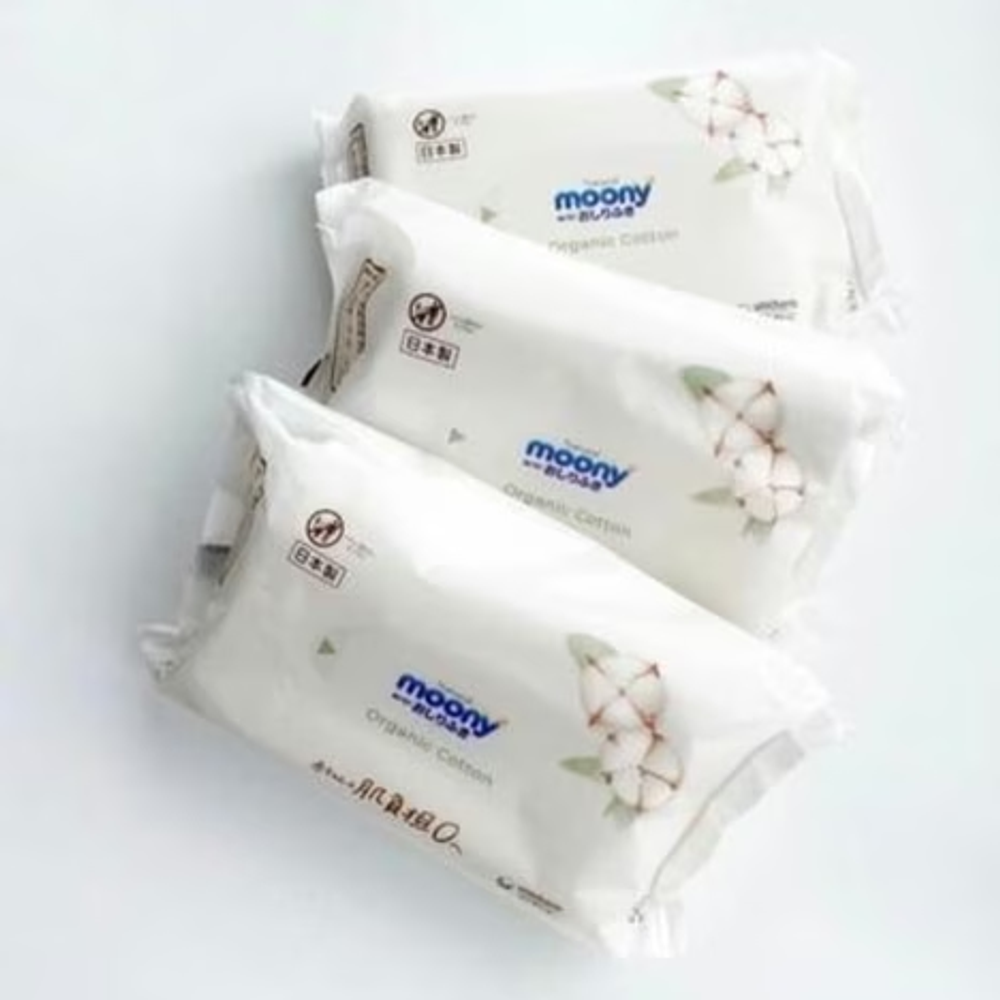 Moony Natural Organic Vlažne maramice za bebe 3x50kom slika 2