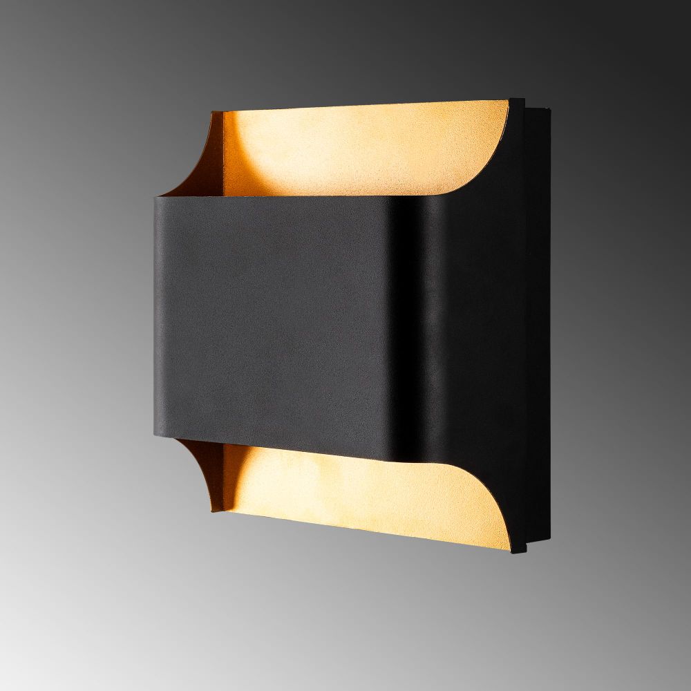 Zidna Lampa Bera - 15301, boje: Crna slika 7