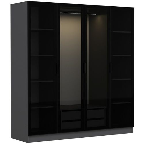 Kale - 6090 Anthracite
Black Wardrobe slika 7