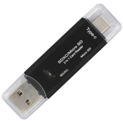 Asonic USB2.0 Tip A/C/micro USB čitač mem. kartica slika 1