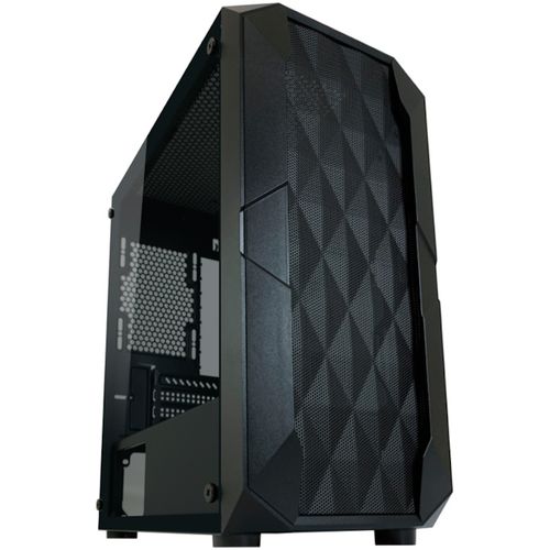 LC POWER 712MB-ON Micro-Tower Kućište ATX Micro-ATX Mini-ITX bez napajanja kaljeno staklo crna slika 1