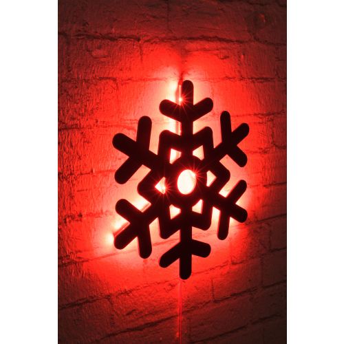 Wallity Ukrasna LED rasvjeta, Snowflake 2 - Red slika 2