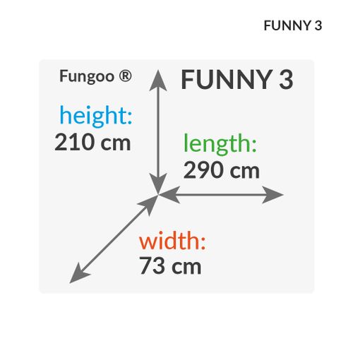 Fungoo toranj FUNNY 3 - drveno dječje igralište slika 5