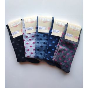 Ženske čarape 5-Pack - Točkice - Kvalitetne - TREND