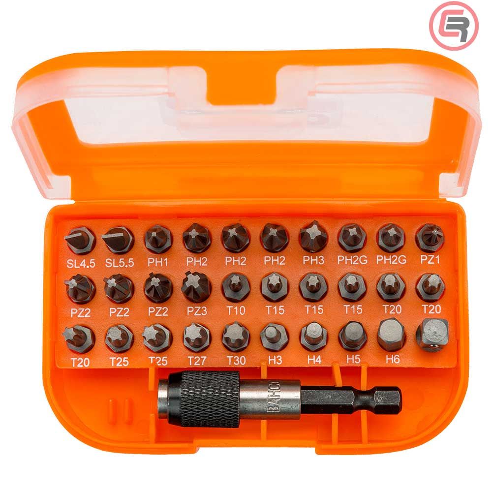 Bahco Set Bitova Ravni, Philips, Pozidriv, Hexagon, Torx 31 dijelni - 59/S31B slika 2